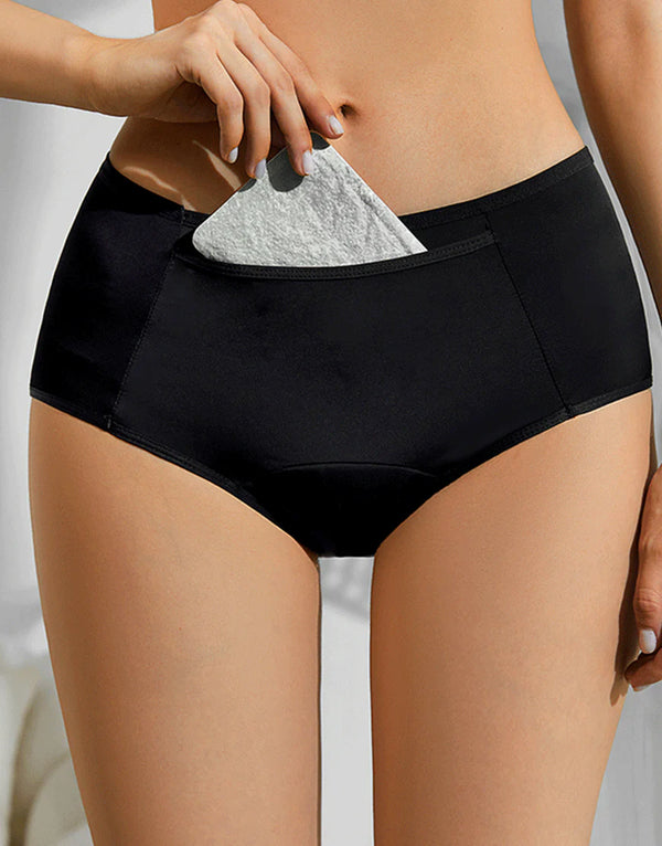 Low-Waist Triple-Layered Period Panty with Pocket