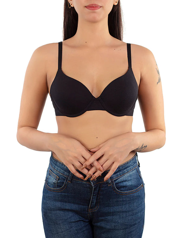 WIRED LEVEL 2 PUSH-UP BRA WITH POWER MESH WINGS